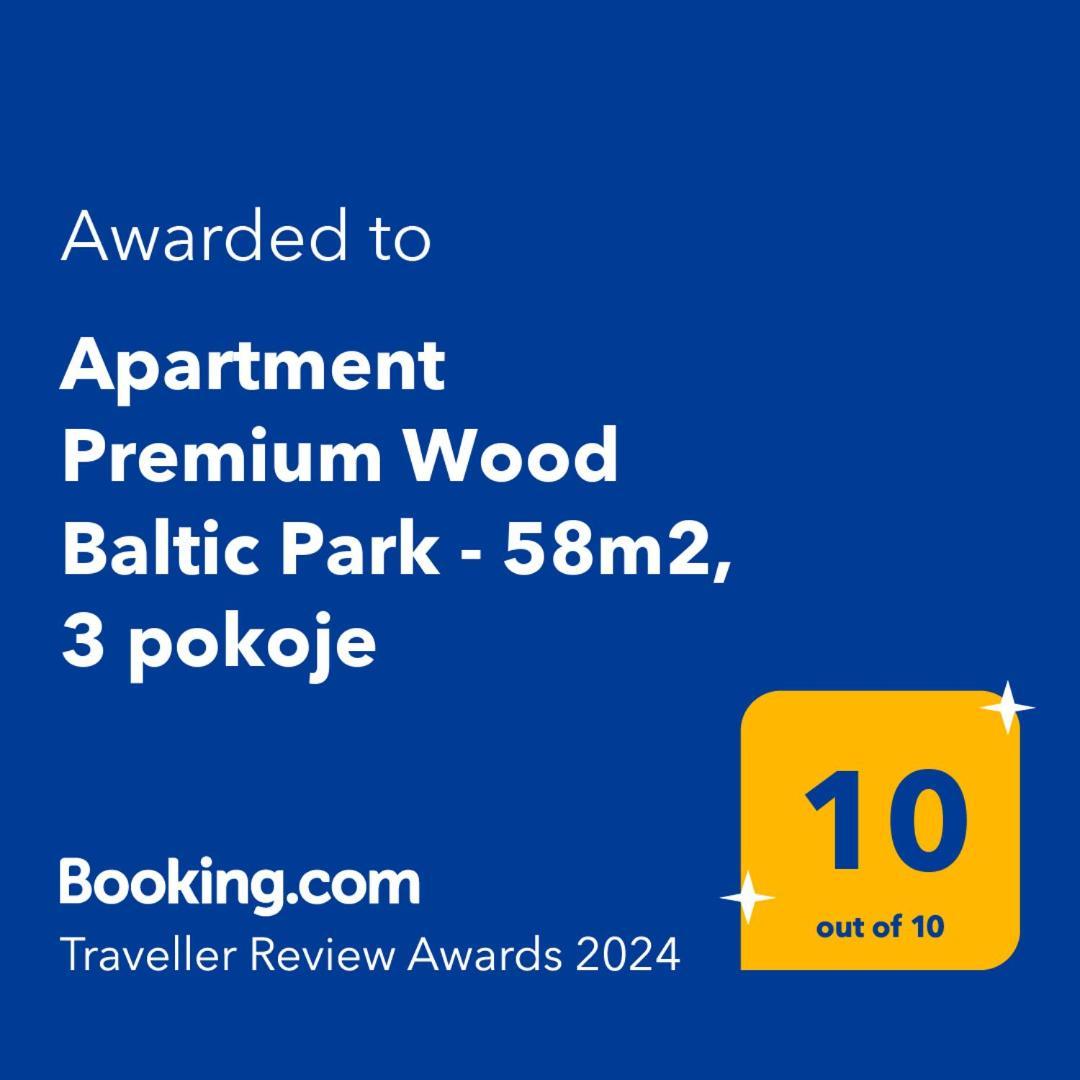 Apartment Premium Wood Baltic Park - 58M2, 3 Pokoje Stegna  Exteriör bild